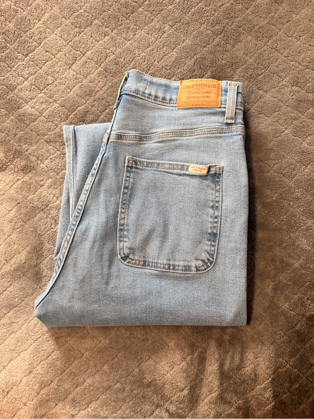 Levi's Light Blue Straight Leg Denim Jeans